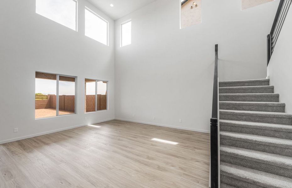 Spacious, unfurnished interior of a new home in Legado West, Queen Creek (Image 28). Spacious, unfurnished interior of a new home in Legado West, Queen Creek (Image 28).
