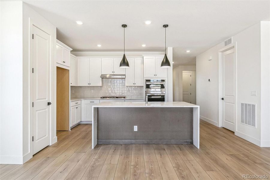 Furnished interior view inside a new home in Terrain Oak Valley, Castle Rock (Image 17). Furnished interior view inside a new home in Terrain Oak Valley, Castle Rock (Image 17).