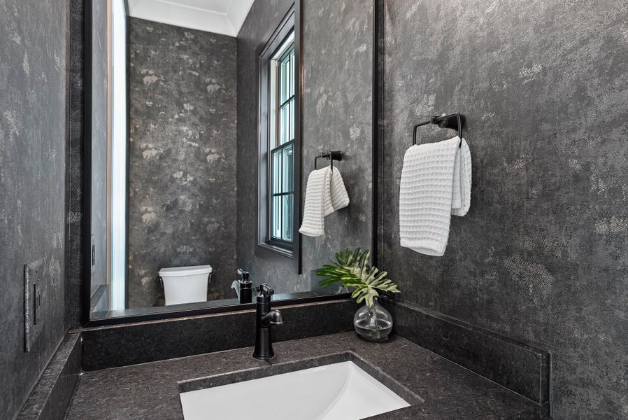 Representative furnished interior of a home built from the Grace by Homes by Dickerson in The Founding at Blue Ridge, Raleigh (Image 19).