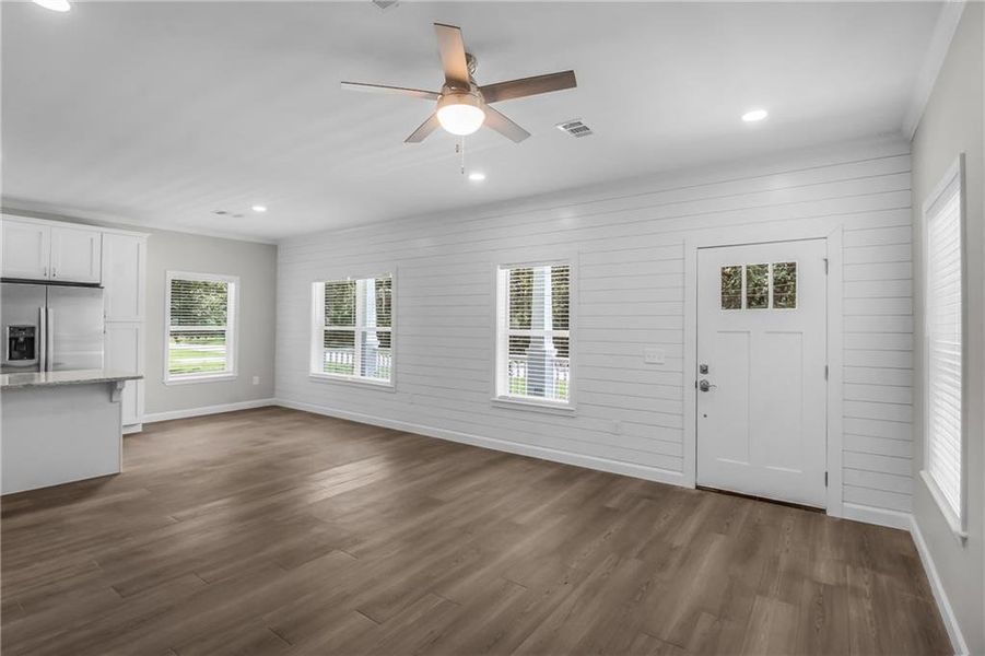 Spacious, unfurnished interior of a new home in , Ludowici (Image 17).