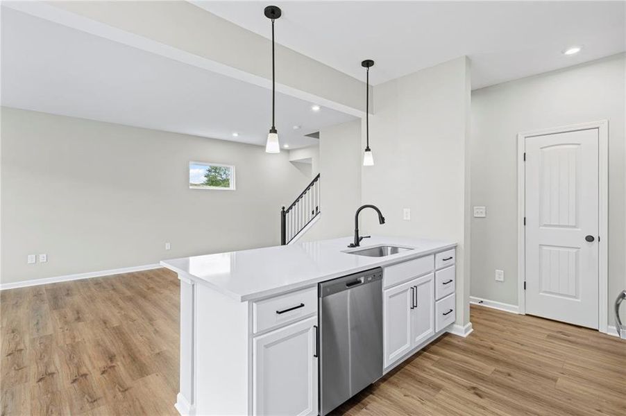 Furnished interior view inside a new home in Villas at Gold Creek, Dawsonville (Image 6).