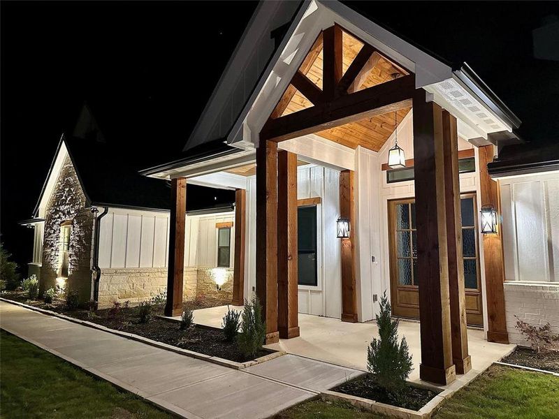 Exterior details and patio area of a home in , Caddo Mills (Image 4). Exterior details and patio area of a home in , Caddo Mills (Image 4).