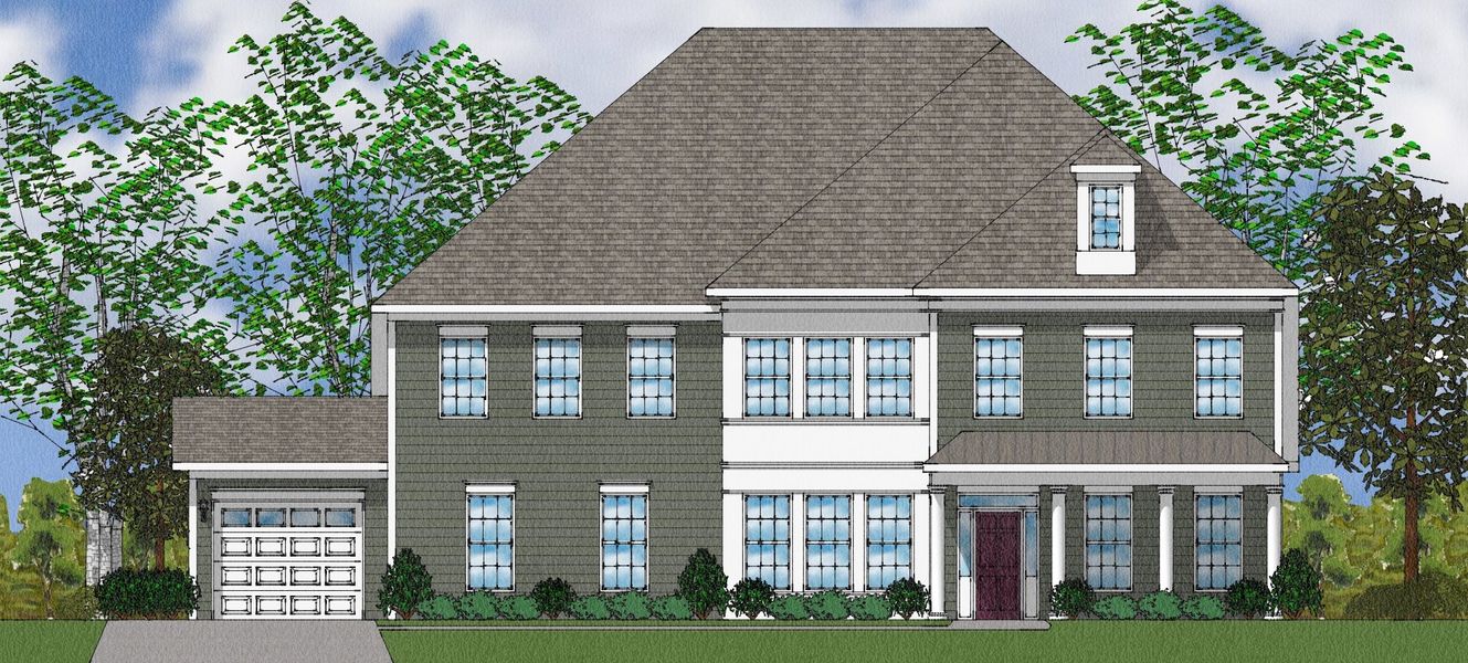 Representative exterior photo of a completed home built from the Patterson II - Elite Collection by Mungo Homes in Suter Estates, Easley, SC (Image 29).