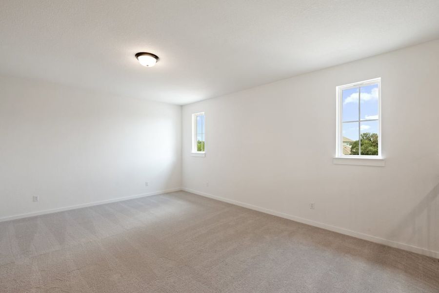 Spacious, unfurnished interior of a new home in Park Collection At Wolf Ranch, Georgetown (Image 42). Spacious, unfurnished interior of a new home in Park Collection At Wolf Ranch, Georgetown (Image 42).