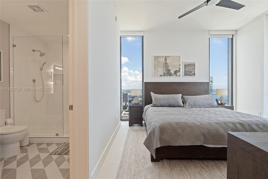 Furnished interior view inside a new home in , Miami (Image 8).