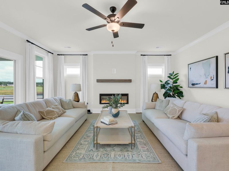 Furnished interior view inside a new home in Raglins Creek, Lugoff (Image 8).