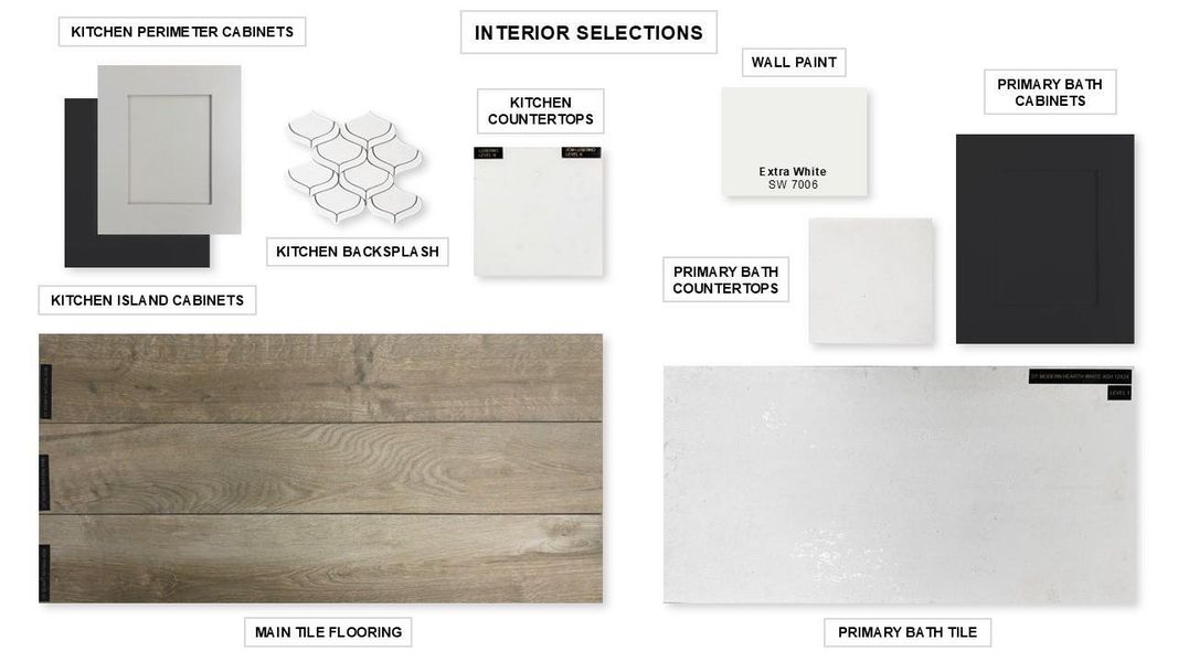 Sample of building materials used in homes in Legacy 50', League City (Image 17).