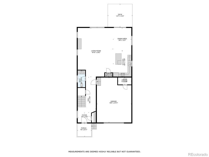 2D floor plan layout of this home in , Golden, CO (Image 4).