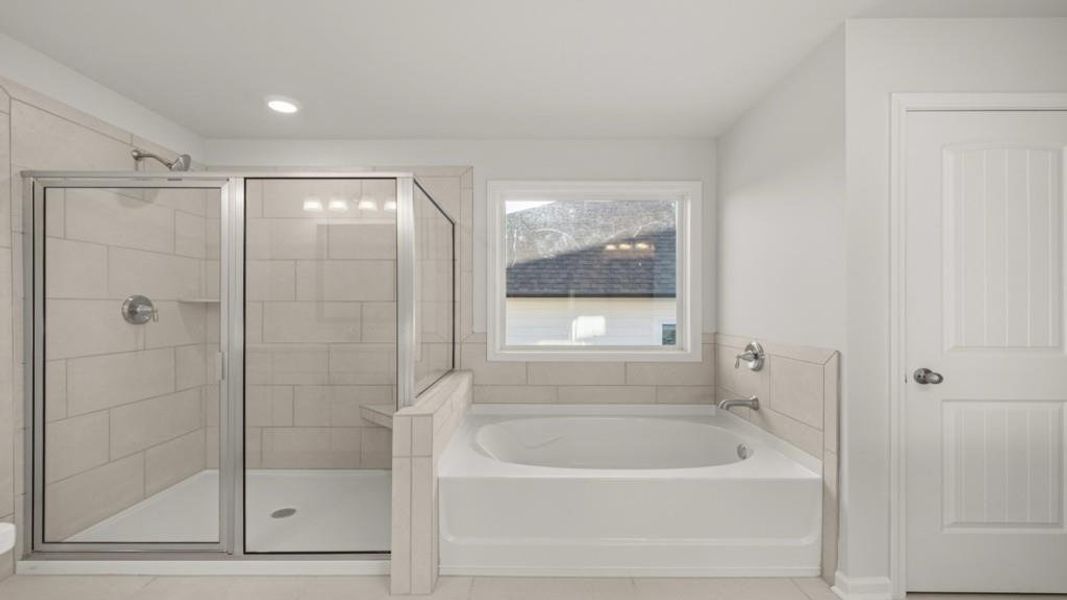 Furnished interior view inside a new home in Hamptons at Riverwood East, Dallas (Image 8).