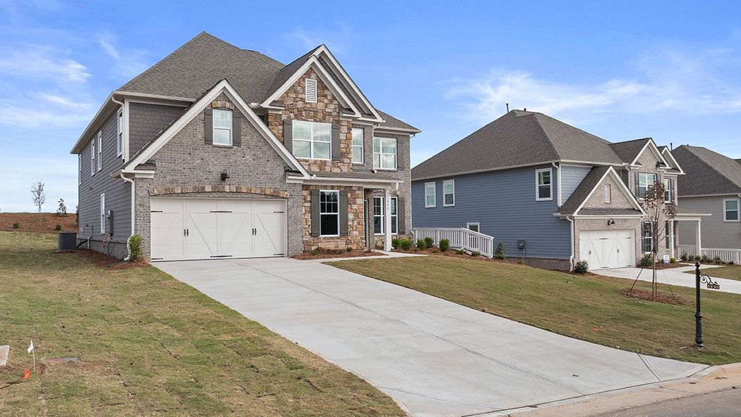 Representative exterior photo of a completed home built from the Westerly by D.R. Horton in Thalley Creek Estates, Cumming, GA (Image 20).