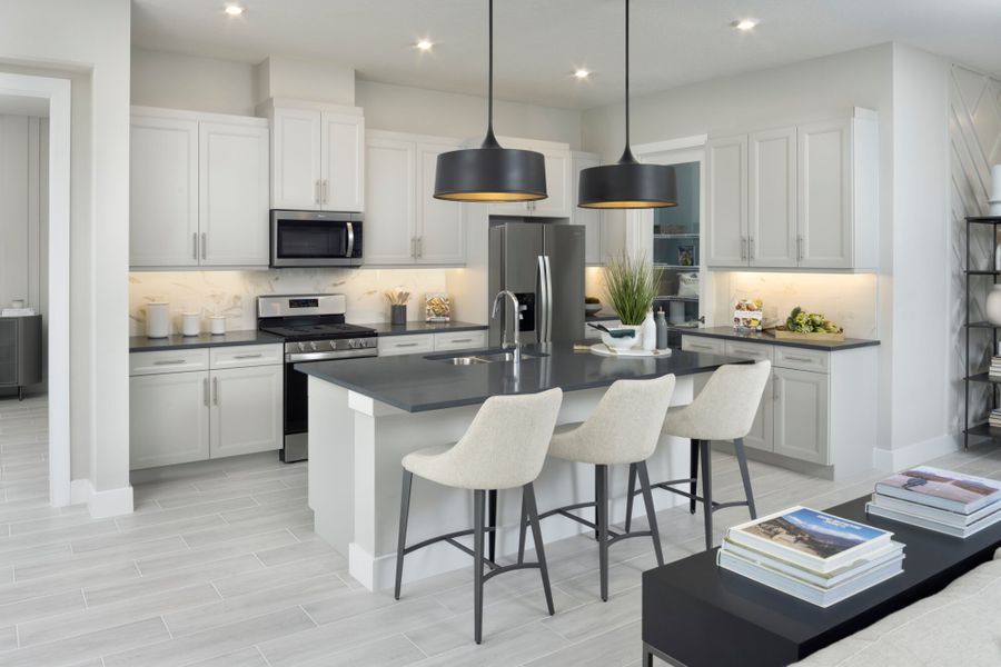 Representative furnished interior of a home built from the Meridian by Mattamy Homes in Tradition, Port St. Lucie (Image 6). Representative furnished interior of a home built from the Meridian by Mattamy Homes in Tradition, Port St. Lucie (Image 6).