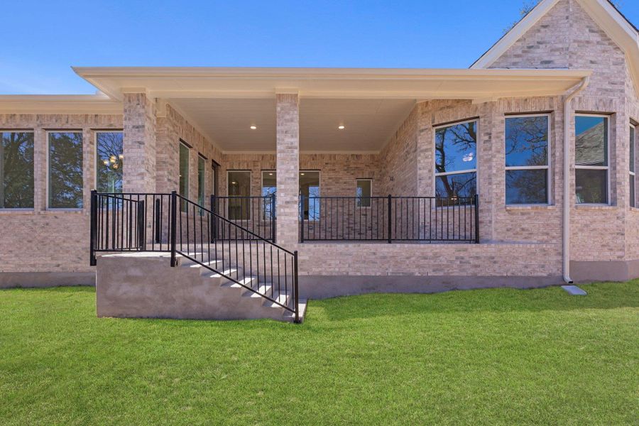 Rear Covered Patio