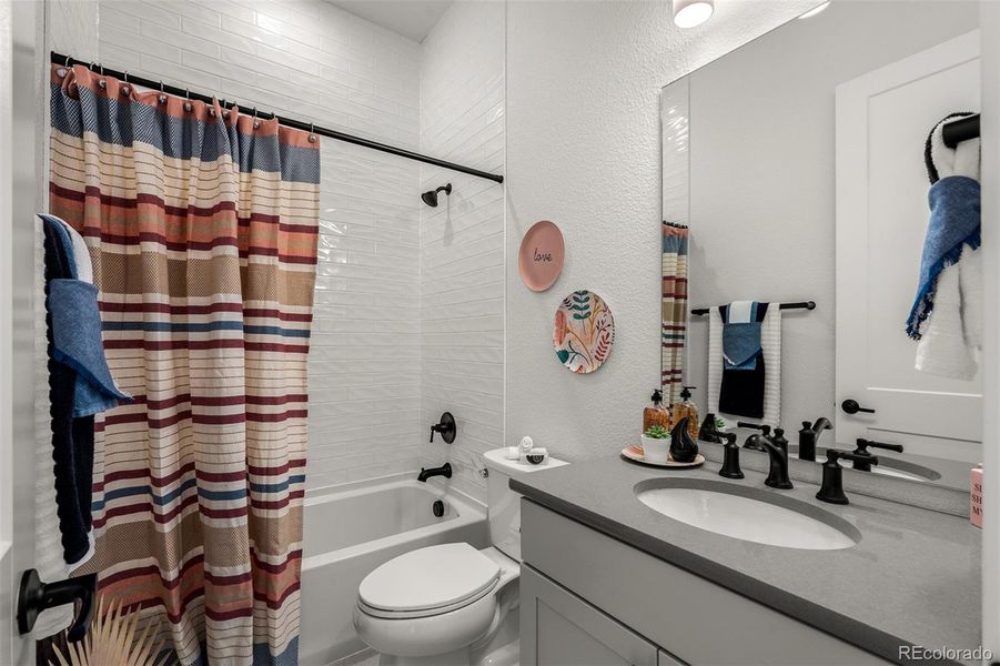 Furnished interior view inside a new home in Wolf Ranch - Enclave Collection, Colorado Springs (Image 4).