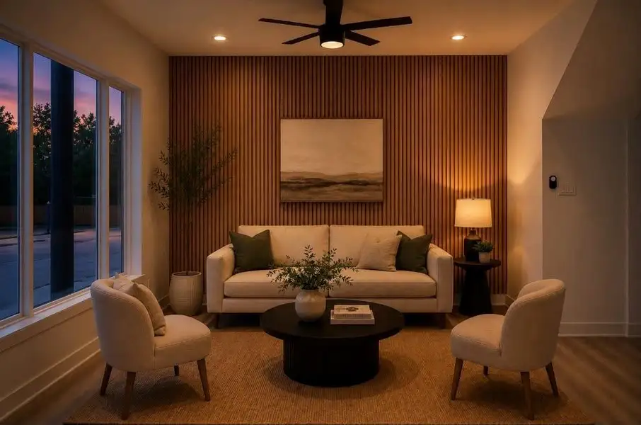 Furnished interior view inside a new home in , Houston (Image 4).