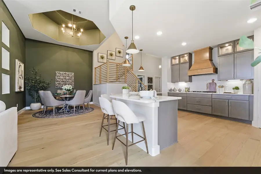 Furnished interior view inside a new home in Grand Magnolia, Waller (Image 28).