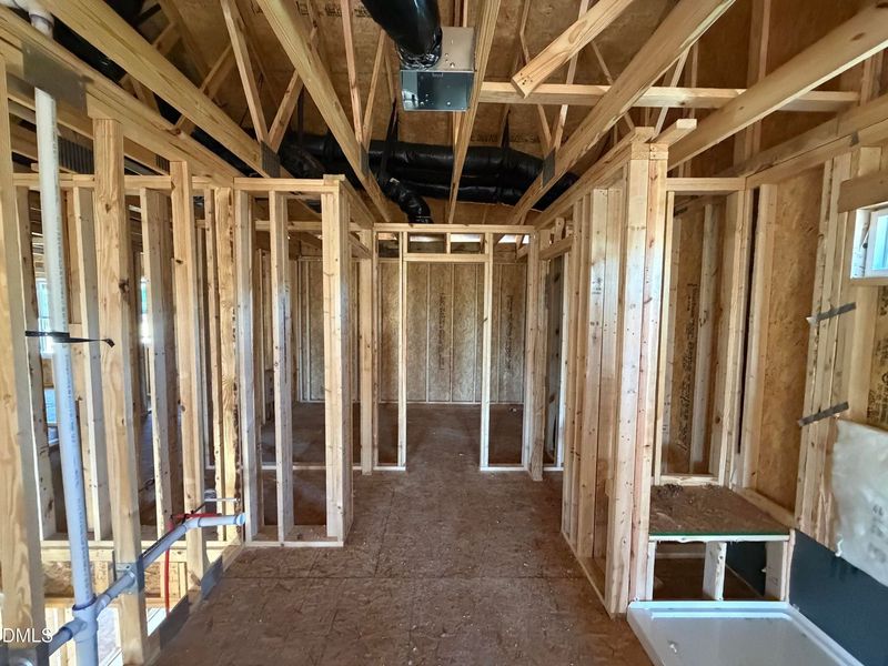 In-progress construction of a new home in Wellers Knoll, Lillington, NC (Image 36).