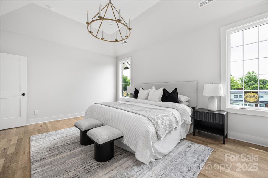 Furnished interior view inside a new home in , Charlotte (Image 13).