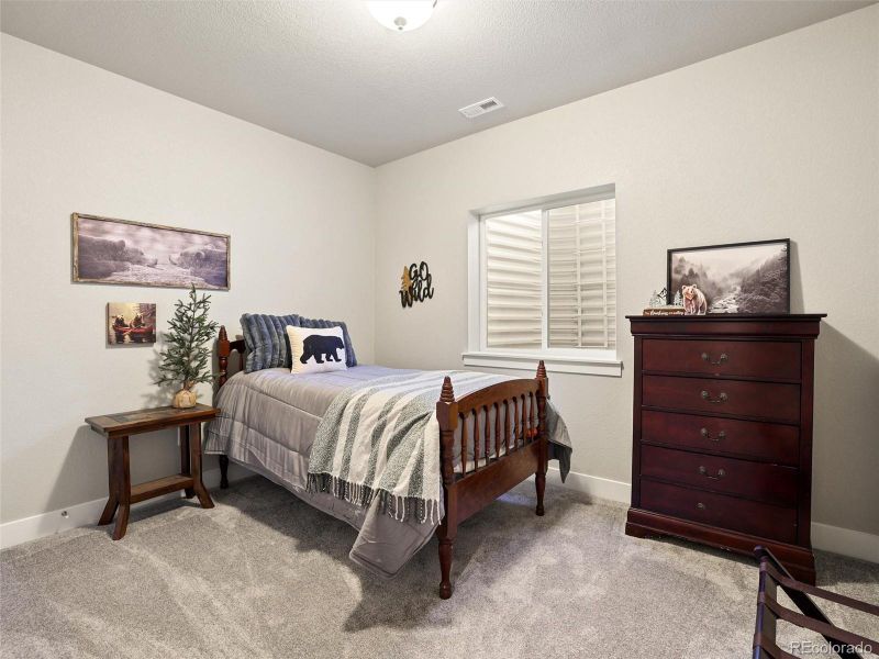 Bedroom 2 in basement