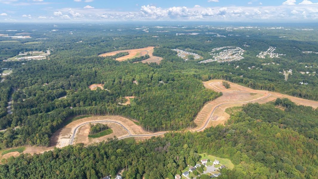 Site preparation for new homesites in Oconee Overlook Townhomes, Gainesville (Image 23).