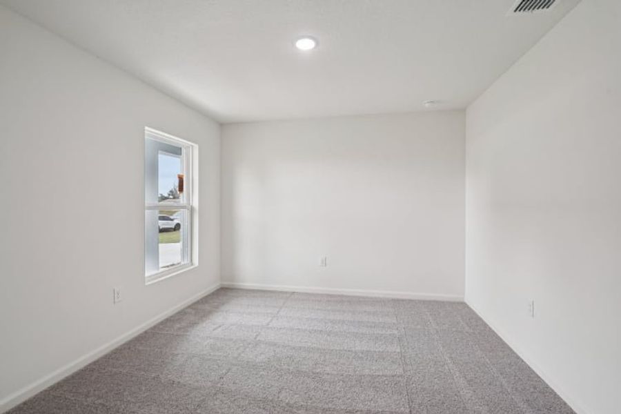 A room with white walls.