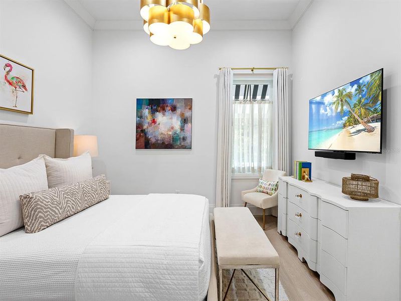 Furnished interior view inside a new home in , Sarasota (Image 17).