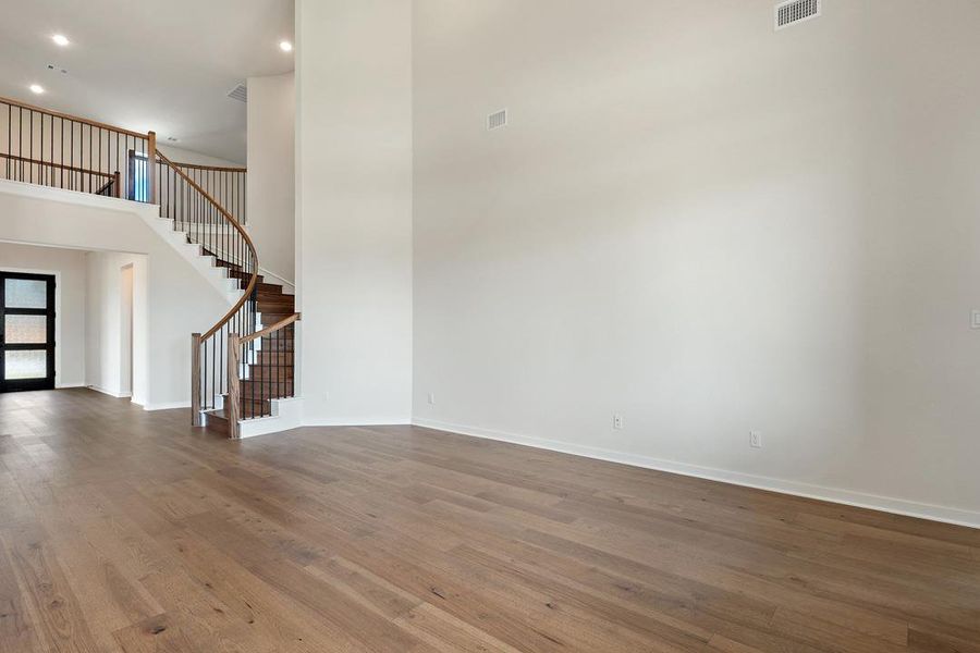 Spacious, unfurnished interior of a new home in Park Collection at Heritage, Dripping Springs (Image 16). Spacious, unfurnished interior of a new home in Park Collection at Heritage, Dripping Springs (Image 16).