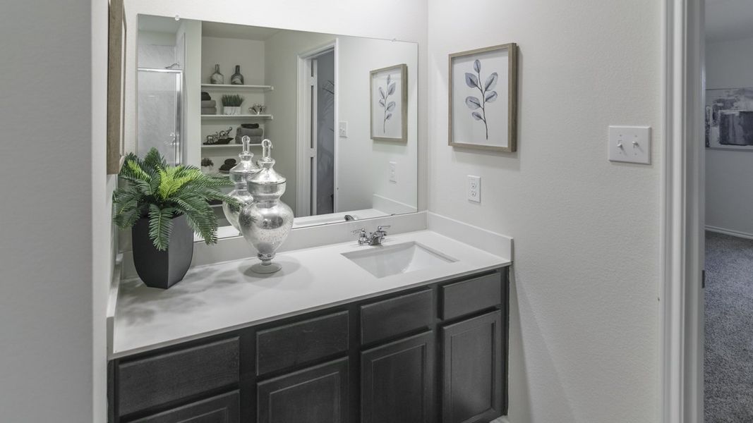 Representative furnished interior of a home built from the Denton by D.R. Horton in Creeks at Burnett Trail, Canton (Image 13). Representative furnished interior of a home built from the Denton by D.R. Horton in Creeks at Burnett Trail, Canton (Image 13).