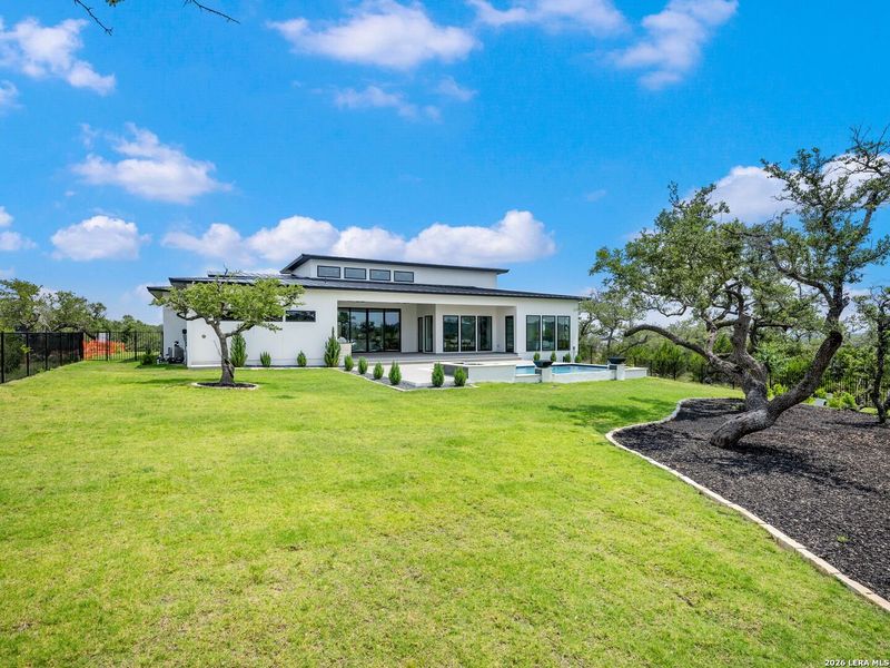 Exterior details and patio area of a home in , Boerne (Image 34).