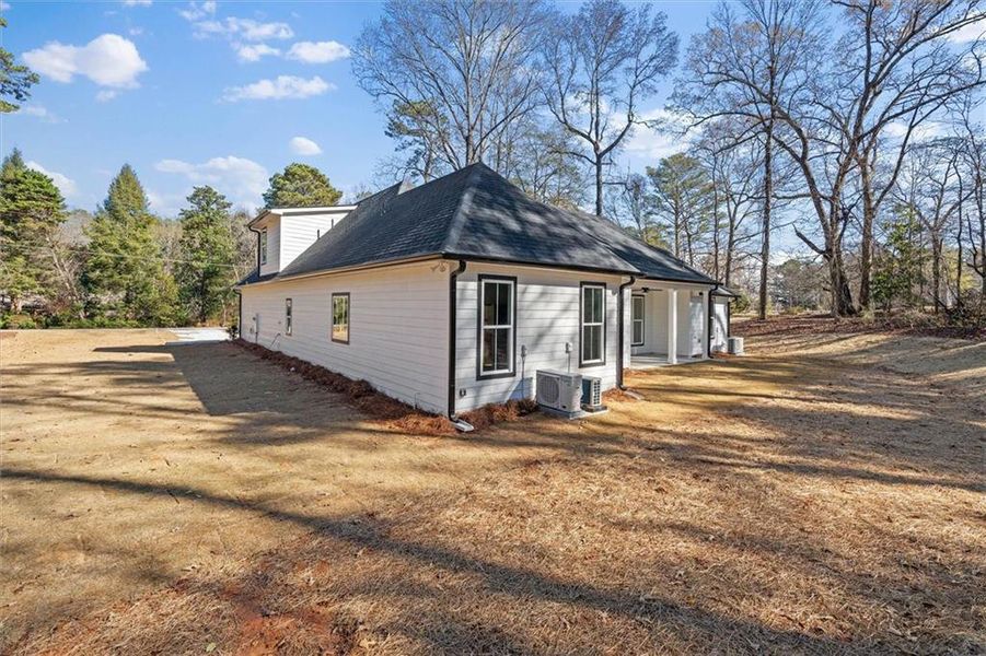 Exterior details and patio area of a home in , Carrollton (Image 2). Exterior details and patio area of a home in , Carrollton (Image 2).