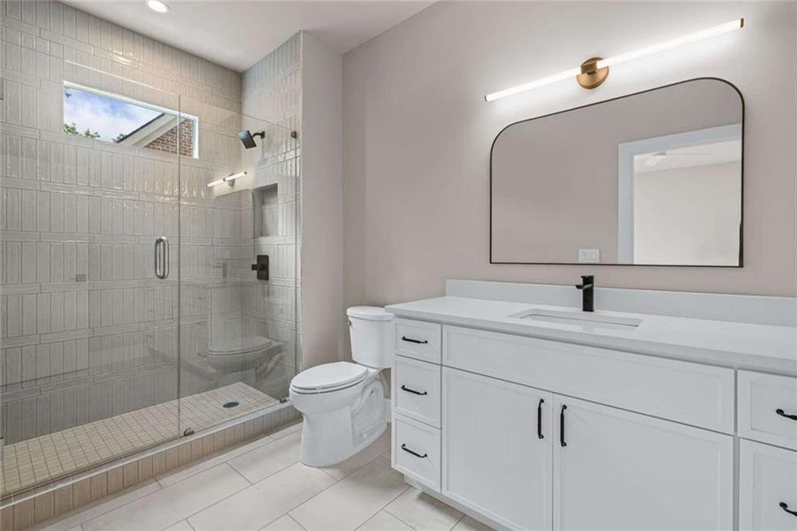 Furnished interior view inside a new home in , Atlanta (Image 57). Furnished interior view inside a new home in , Atlanta (Image 57).