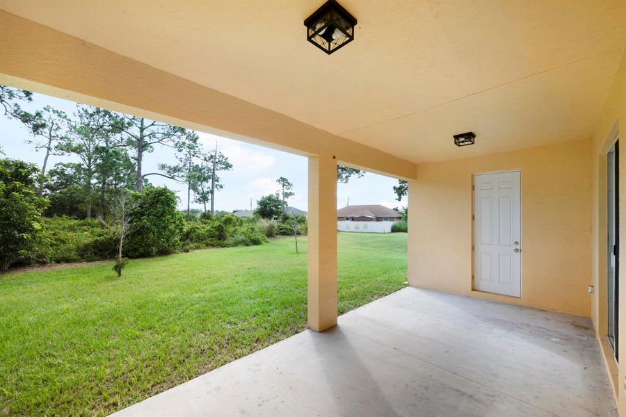 Exterior details and patio area of a home in , Port St. Lucie (Image 1). Exterior details and patio area of a home in , Port St. Lucie (Image 1).