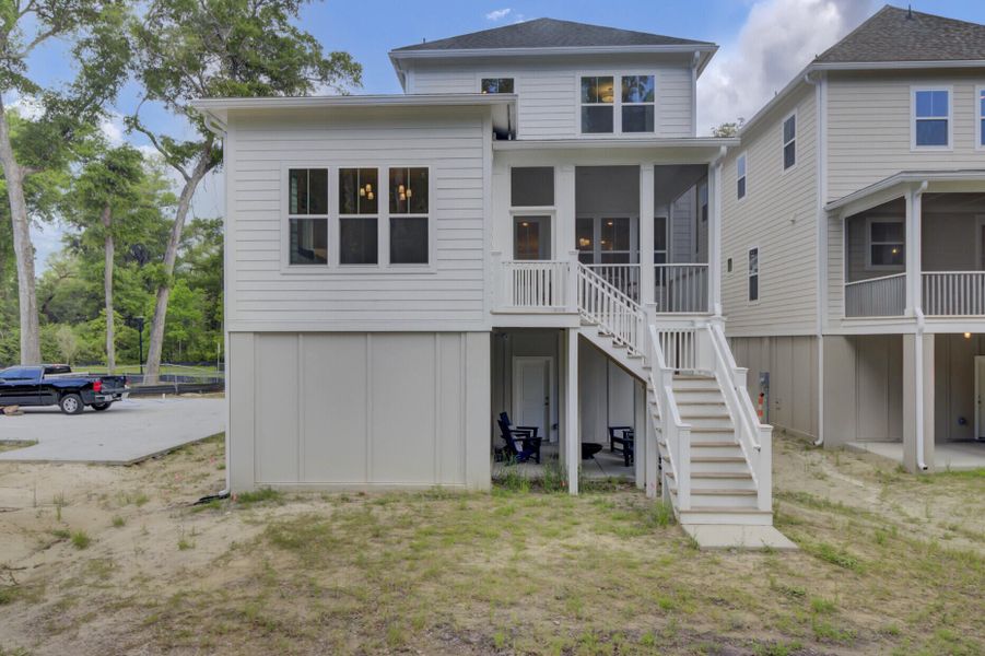 Front exterior of a new home in , Johns Island, SC, highlighting curb appeal (Image 18).