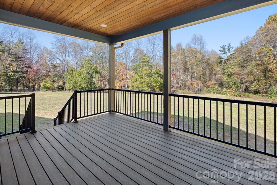 Exterior details and patio area of a home in , Asheville (Image 18).