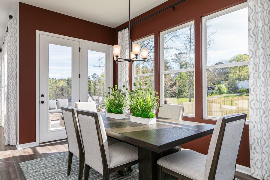 Furnished interior view inside a new home in Madison at Buice Lake, Acworth (Image 15).