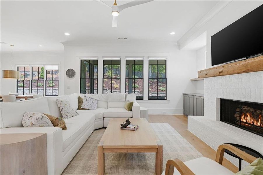 Furnished interior view inside a new home in Malone's Pond, Ball Ground (Image 9).