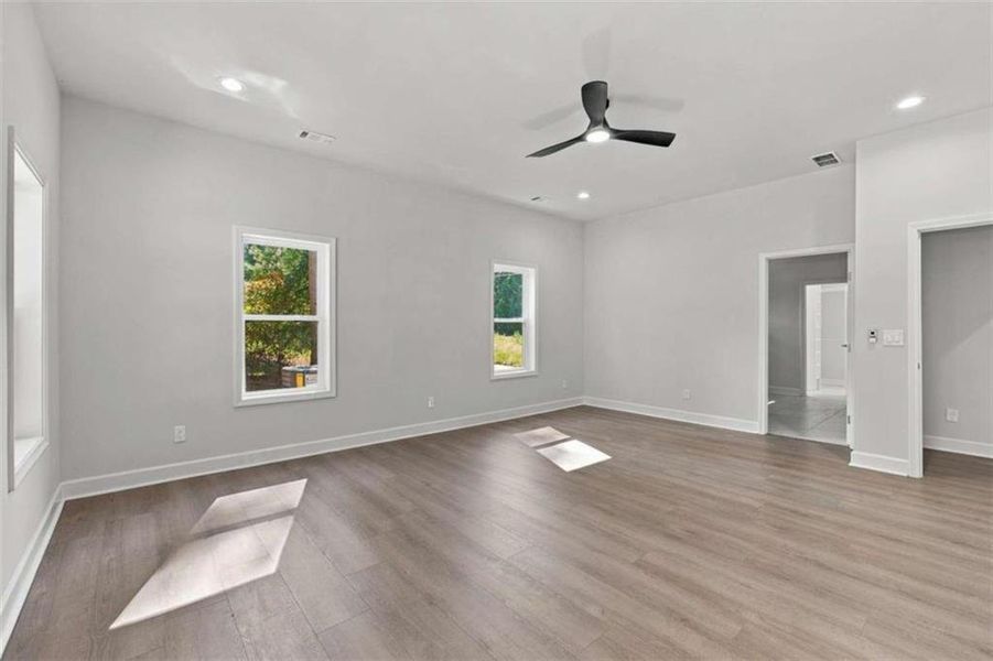 Spacious, unfurnished interior of a new home in , Snellville (Image 42).