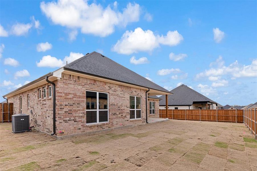 Exterior details and patio area of a home in , Mabank (Image 22).