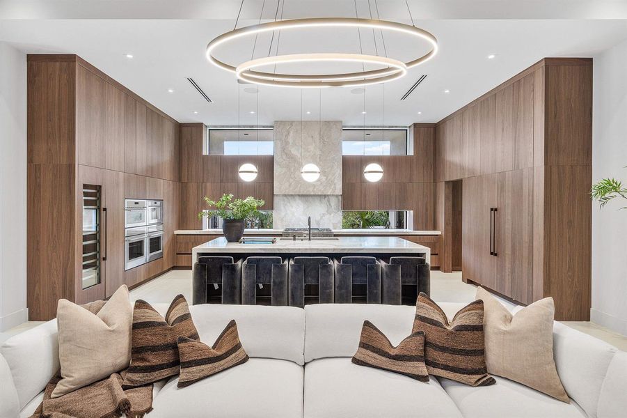 Kitchen and Family Room