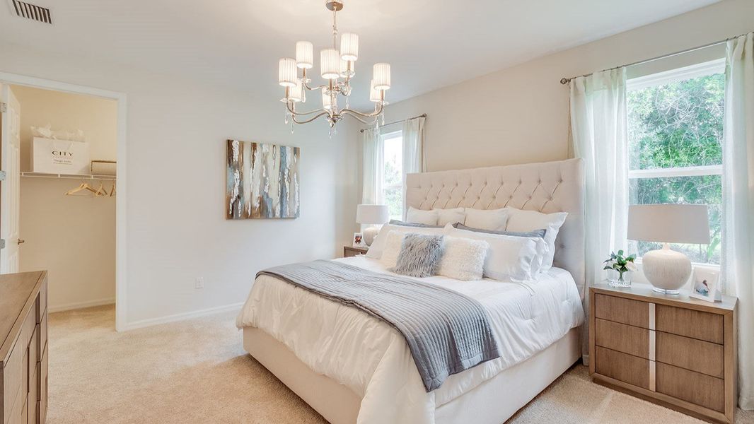 Representative furnished interior of a home built from the Kellen by D.R. Horton in Deep Creek Tradition Series, Punta Gorda (Image 15).