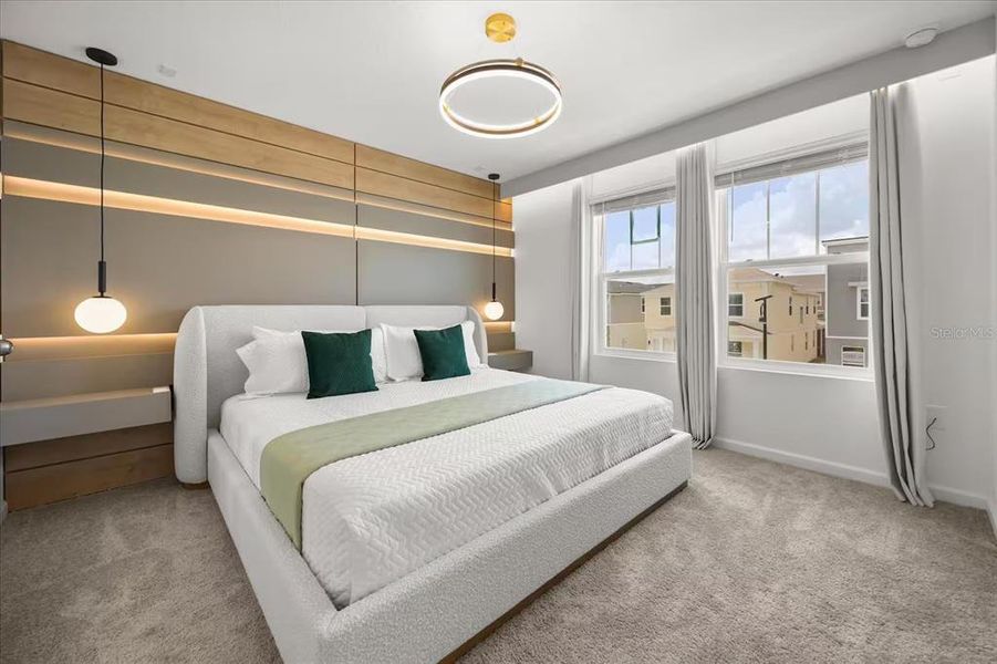 Furnished interior view inside a new home in Solara Resort, Kissimmee (Image 16).
