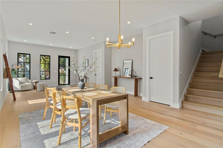 Furnished interior view inside a new home in College Park, Orlando (Image 7). Furnished interior view inside a new home in College Park, Orlando (Image 7).