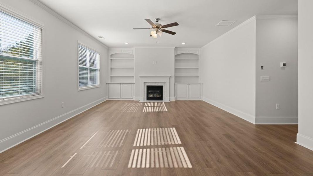 Spacious, unfurnished interior of a new home in Hamptons at Riverwood East, Dallas (Image 28). Spacious, unfurnished interior of a new home in Hamptons at Riverwood East, Dallas (Image 28).