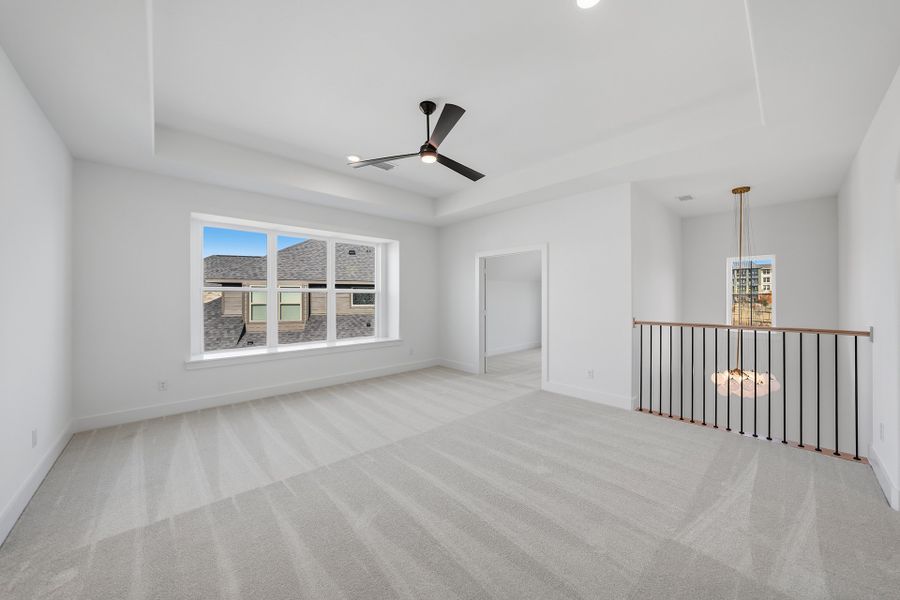Spacious, unfurnished interior of a new home in Estates at Rockhill, Frisco (Image 38). Spacious, unfurnished interior of a new home in Estates at Rockhill, Frisco (Image 38).