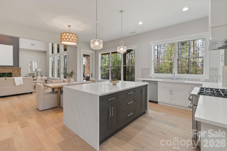 Furnished interior view inside a new home in , Clover (Image 6).