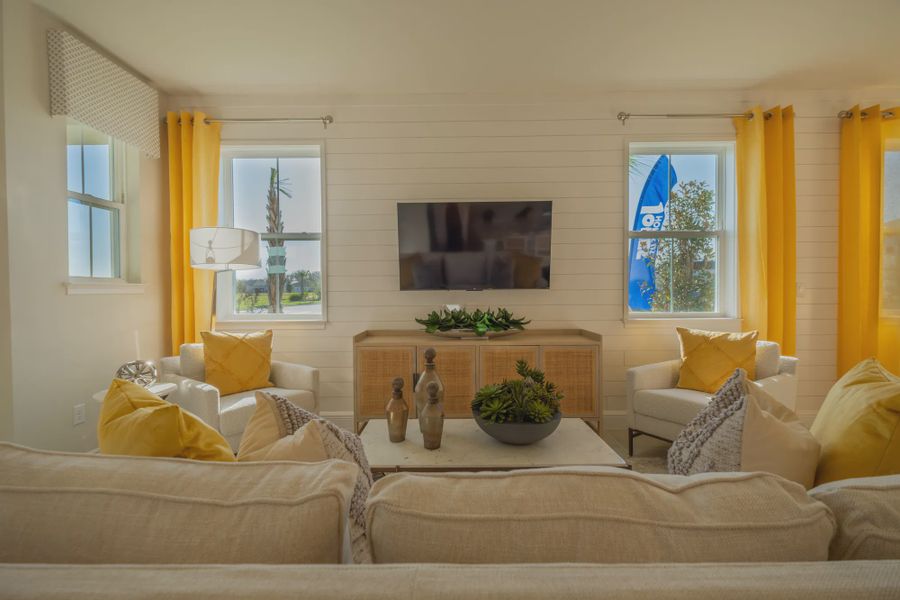 Representative furnished interior of a home built from the Aster by Jones Homes USA in Havenfield at Crossprairie, St. Cloud (Image 7). Representative furnished interior of a home built from the Aster by Jones Homes USA in Havenfield at Crossprairie, St. Cloud (Image 7).