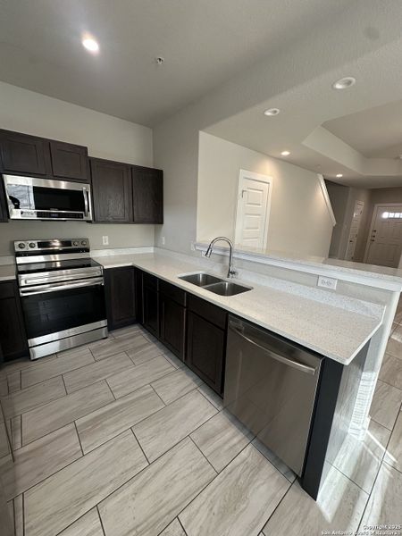 Furnished interior view inside a new home in , San Antonio (Image 4).