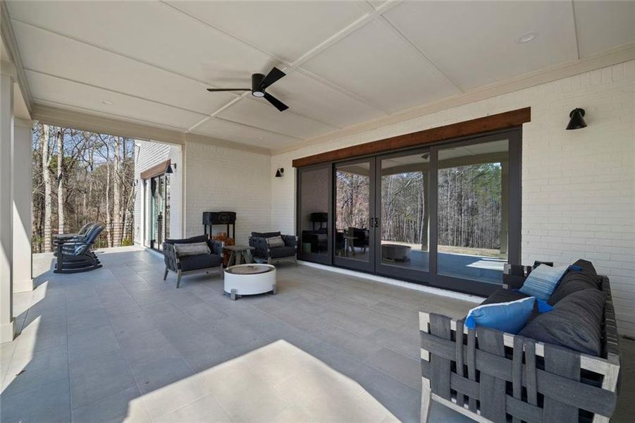 Exterior details and patio area of a home in , Alpharetta (Image 28).