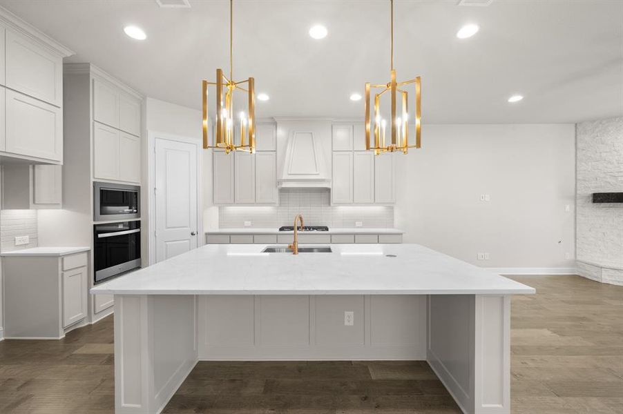 Furnished interior view inside a new home in BridgeWater - Phase 1, Midlothian (Image 8).