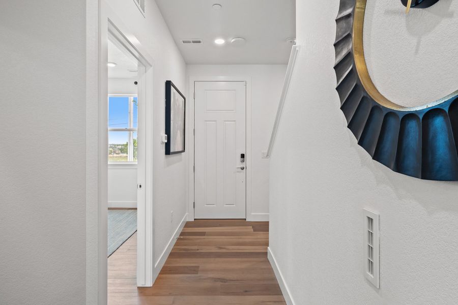 Representative unfurnished interior of a home built from the 3 by Trumark Homes in Berkeley Villas, Denver (Image 21).
