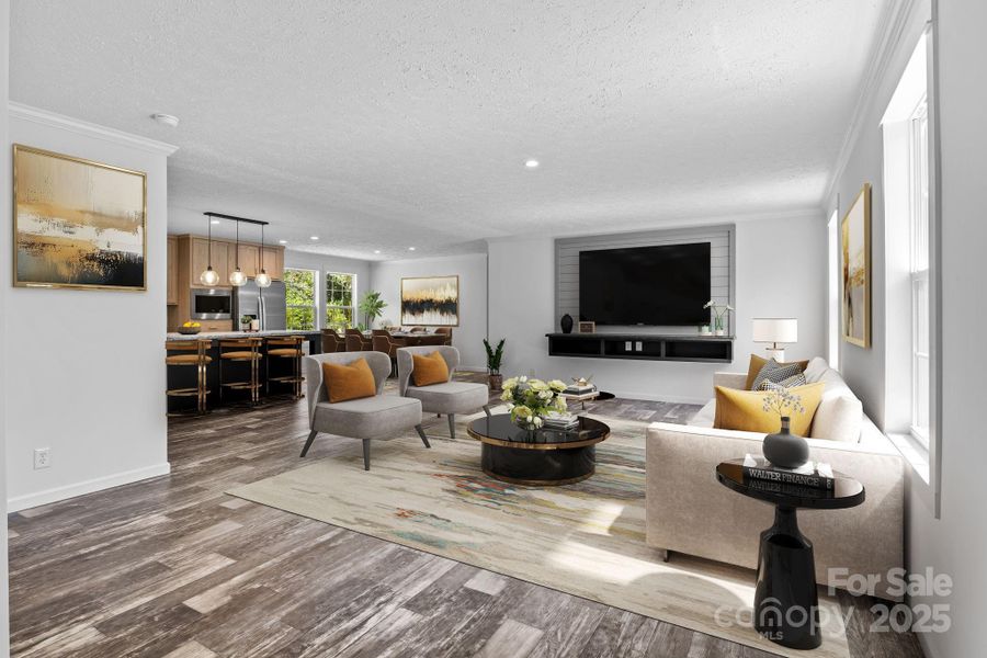 Furnished interior view inside a new home in , Rockwell (Image 12).